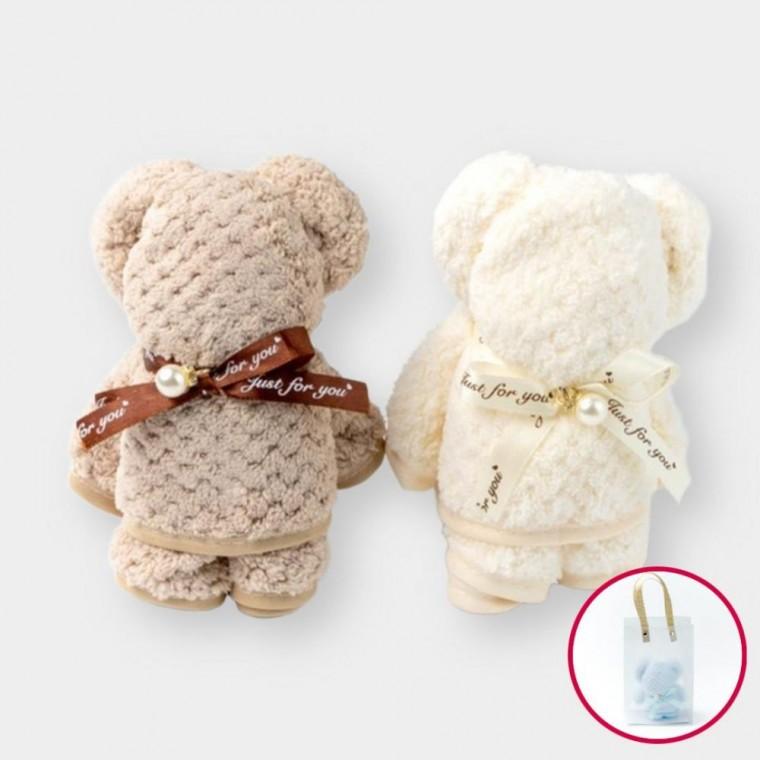 큐트 고리 수건 핸드 타올 타월 2P 세트 답례품 선물