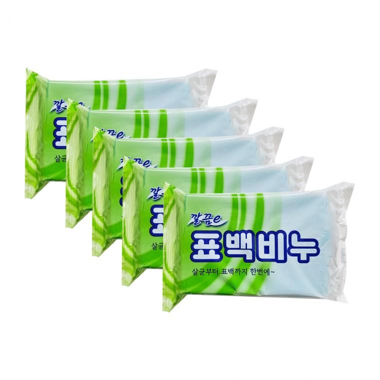 표백비누 빨래비누 5개입 깔끔이 세탁비누