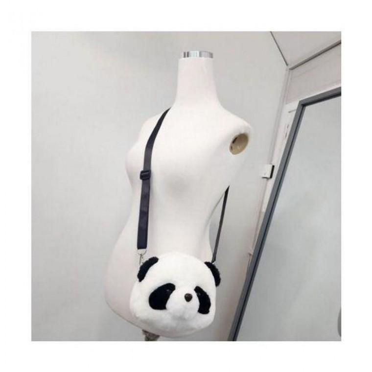 크로스백 가방 판다 미니 얼굴 팬더인형