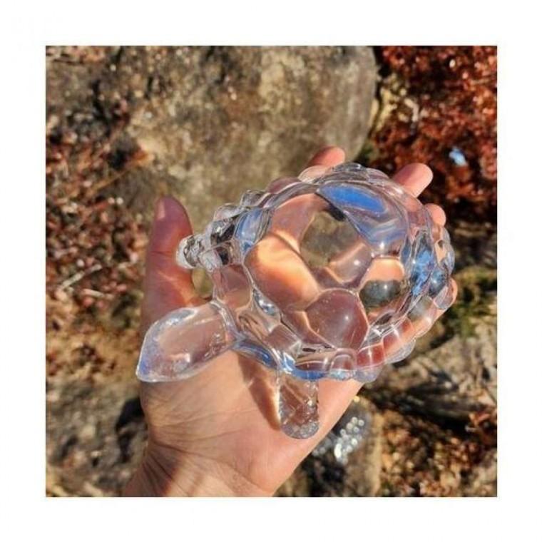 개업 거북 영롱한 개업선물 돈 생기 이 풍수 재물운 투명