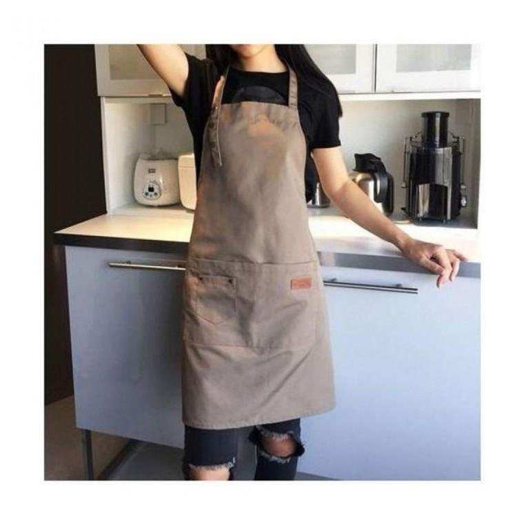 주방 커피숍 화방 공방 앞치마 포켓 미술 업소용 방수 어린이집