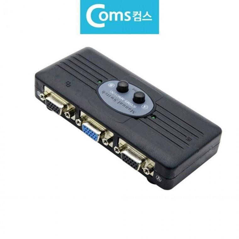 선택기 2대1 수동 RGB VGA 모니터 역방향