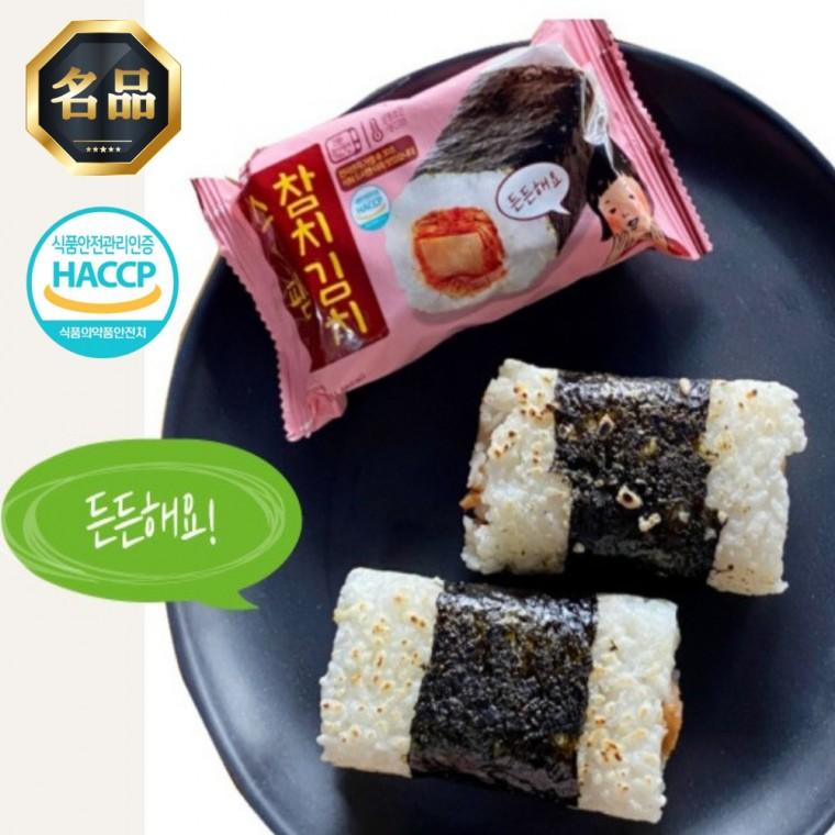 찬푸드 참치마요 햄주먹밥 사각김밥 (냉동) 140g x 30개