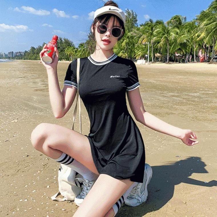 래쉬가드 비치웨어 원피스수영복