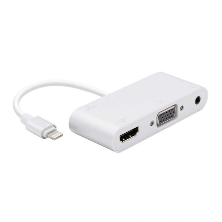 iOS핀 HDMI 디지털 AV 어댑터 미러링 복제 모니터 스마트폰 태블릿 프로젝터