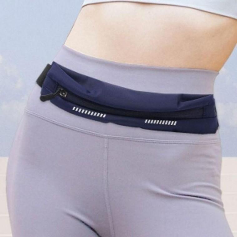 액티브 러닝 벨트 조깅 마라톤 허리색 네이비 마라톤 밴드 힙색 런닝백