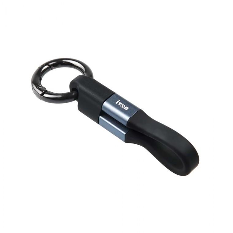 USB 2.0 iOS핀 고리형 케이블 데이터전송 3A 480Mbps 휴대 보관
