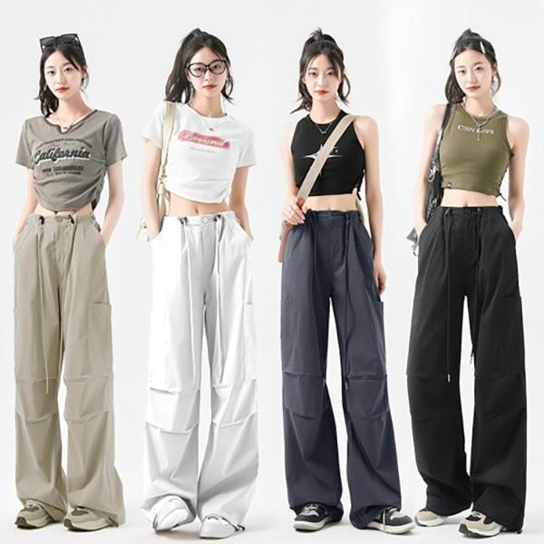 하이틴 무드 와이드 카고팬츠 스트릿 꾸안꾸 4컬러