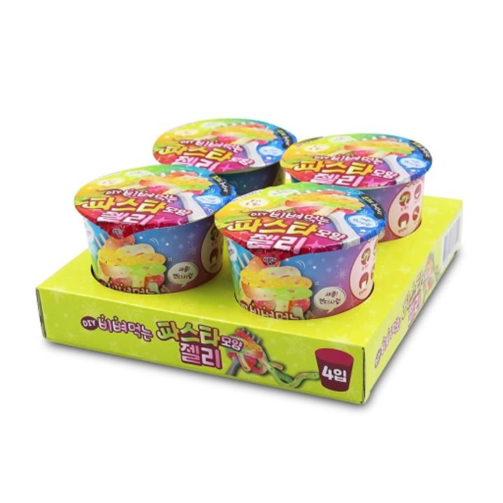 비벼먹는 파스타모양 젤리 65g(4개입)