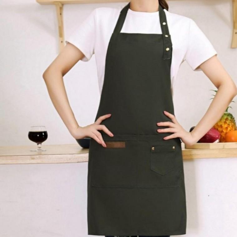 캔버스 모던홈 카페앞치마 생활방수 주방 앞치마 요리앞치마 공방앞치마