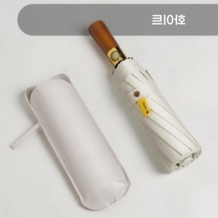 자동우산 3단 나무 원터치 우산 양산 손잡이 전자동 선물용우산 휴대용양산