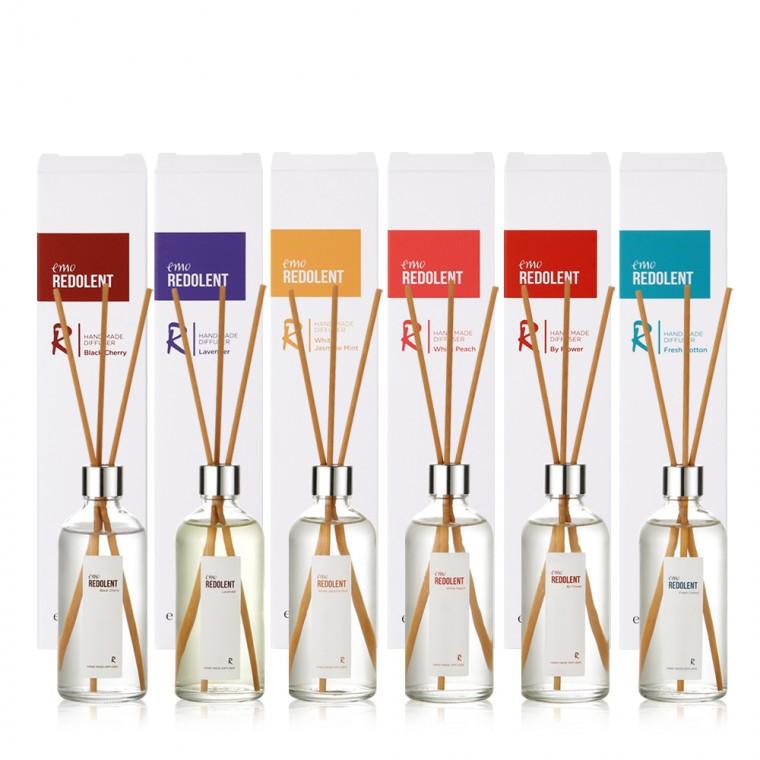 이모 레돌런트 디퓨저 100ml 화장실 사무실 실내용 차량용 방향제 Emo디퓨저(섬유스틱 3개 포함)