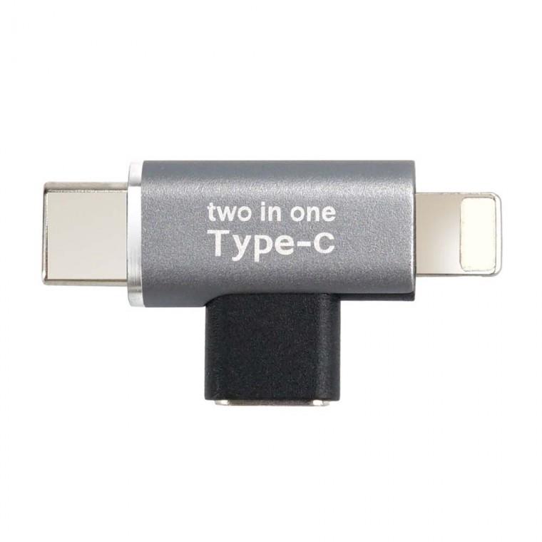 USB TYPE C T형 젠더 iOS핀 충전 데이터전송