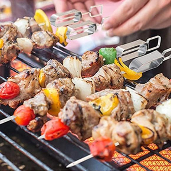 간편 슬라이드 바비큐 꼬치 5p세트(45cm)