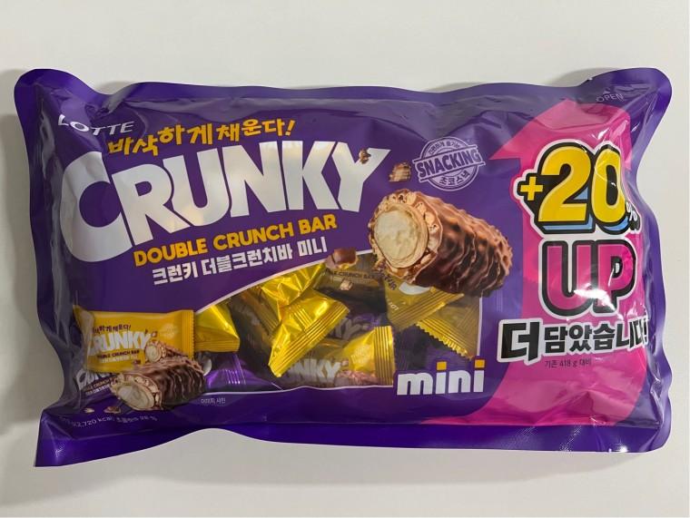 롯데제과크런키더블크런치바 미니 418g