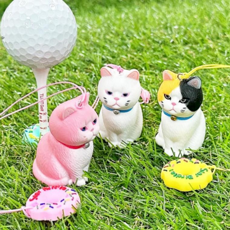 골프티걸이 악세사리 캐디용품 볼마커 2p 심통난고양이