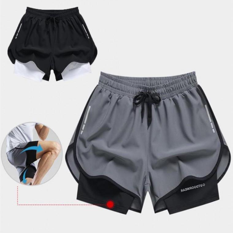 헬스 라이딩 탑재 반바지 배드민턴 레깅스 스포츠