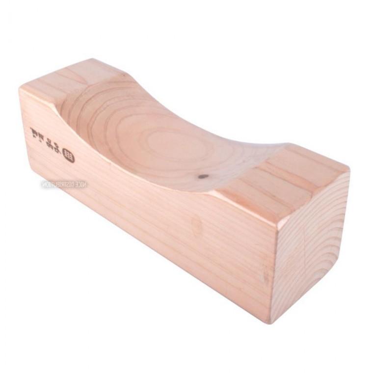 26cm 베개 편백나무 목침 경침 나무 목베 사우나