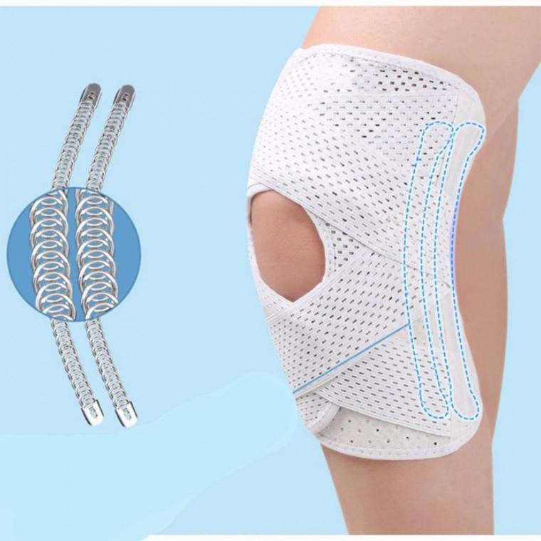등산헬스 에어홀 더블스프링 관절보호 무릎보호대 벨트 보호대