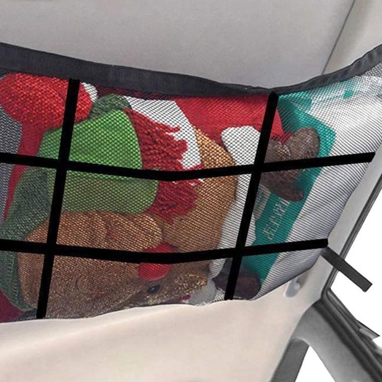 차량 수납망 주머니 차박 웨빙 캠핑 천장 포켓 정리