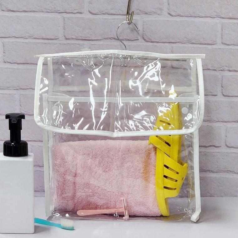 보관 PVC 욕실 샤워가방 수납 소 보관 수건