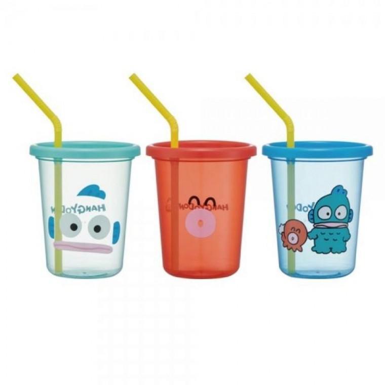 캐릭터 스트로 텀블러 3P 새트 320ml 휴대용 빨대컵