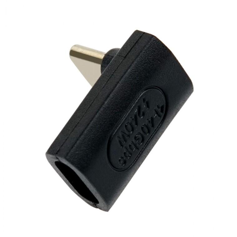 USB 4.0 C TYPE x2 GEN3 MF 꺾임젠더 240W 40Gbps