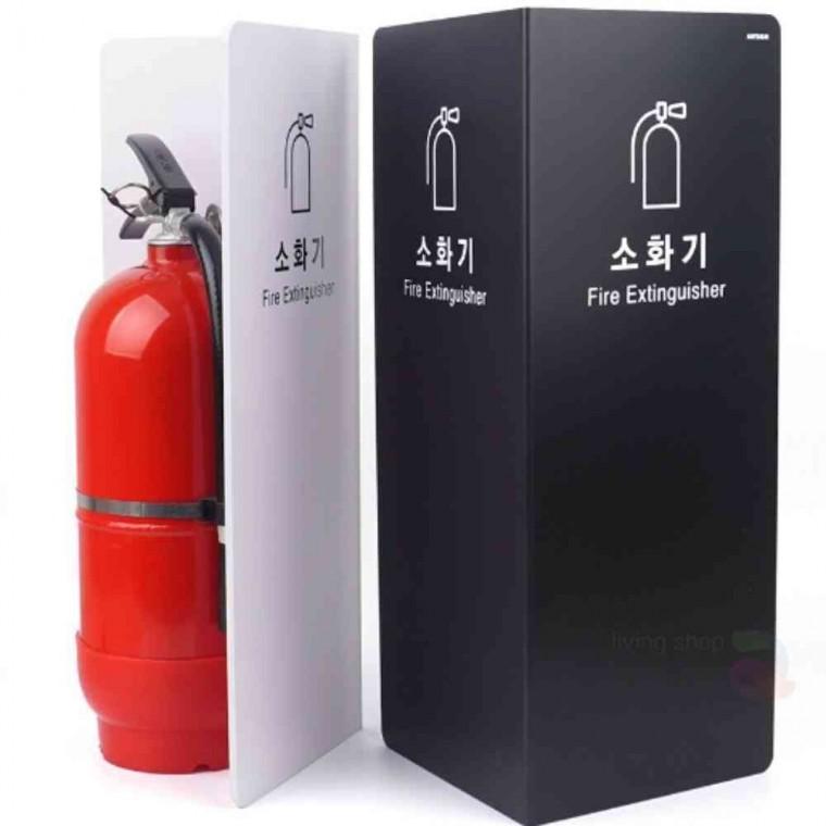 커버 소화기커버 2면 소화기보관 소화기받침 보이는소화기 CO2소화기받침대 소화기표시