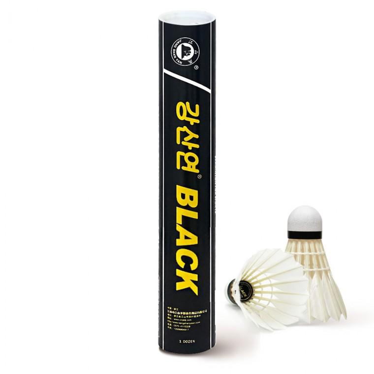 강산연 블랙 BLACK 셔틀콕 1타