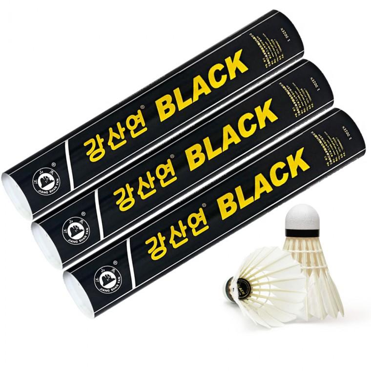 강산연 블랙 BLACK 셔틀콕 3타