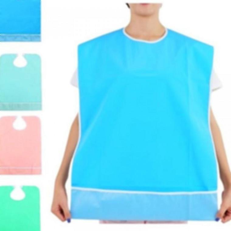 파나이 방수 노인용 간병 턱받이 앞치마 간병용품 65CM