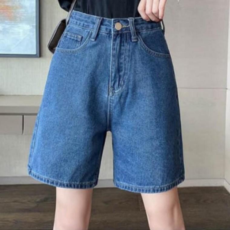 쇼츠 반바지 데님 청반바지 하이웨스트 여름 여성 5부