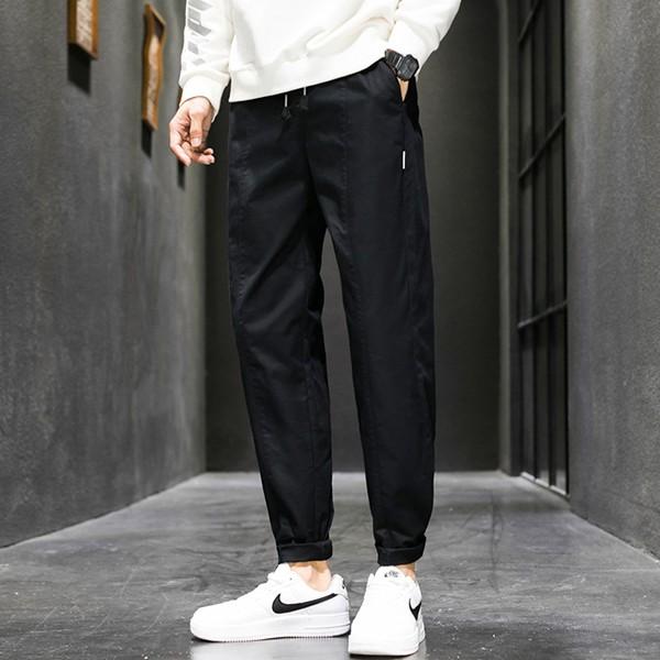 남성 데일리룩 롤업 밴딩 면바지 IS-PA024N
