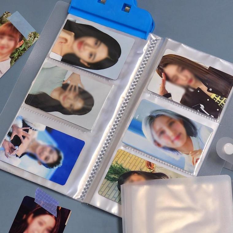 3인치 가로 앨범 포카 폴라로이드 투명 미니 사진첩