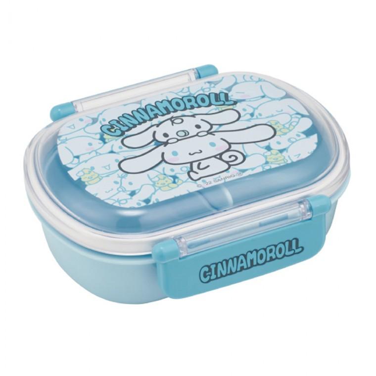 스케이터 시나모롤 숨바꼭질 돔형 1단 라운드 도시락 360ml