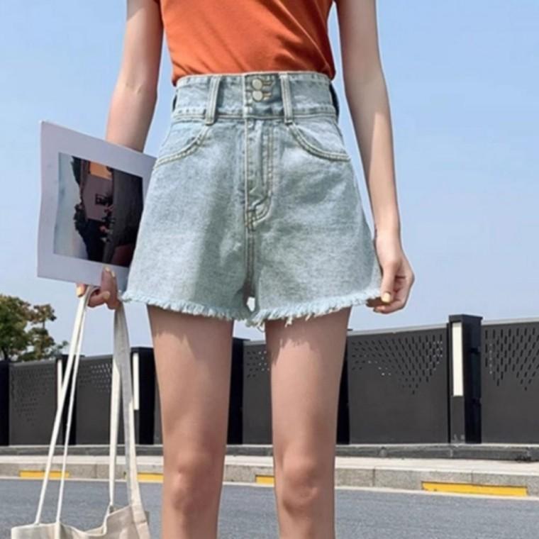 여성 데일리 레트로 빈티지 하프팬츠 패션바지 여성바지 하프팬츠 패션반바지 와이드팬츠