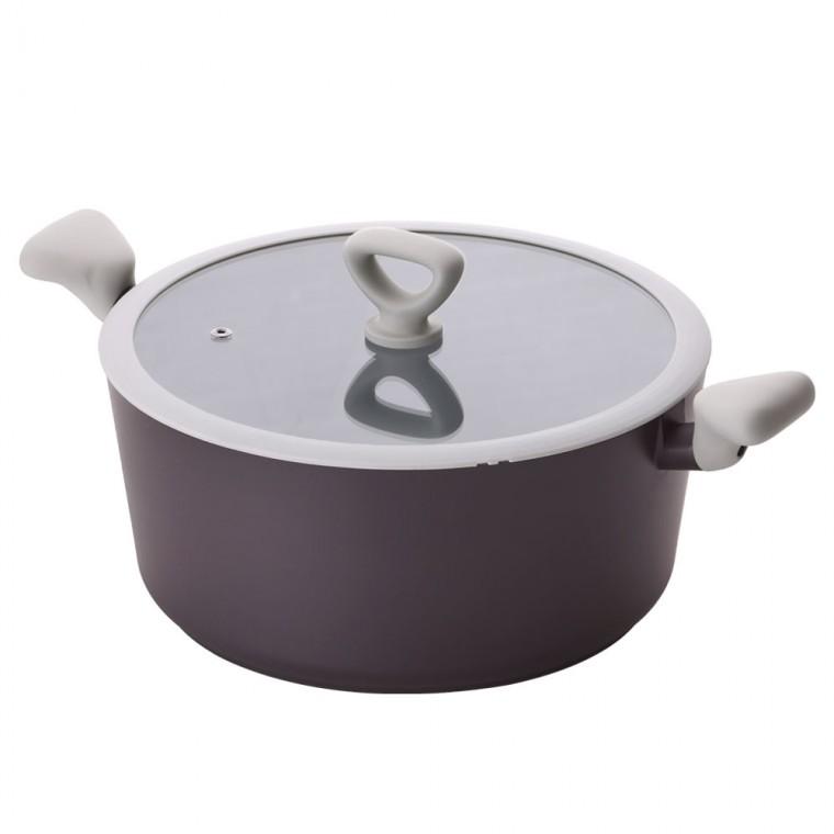 키친플라워 쿠키라떼 인덕션 곰솥냄비 28cm 세라믹코팅/모든열원사용가능