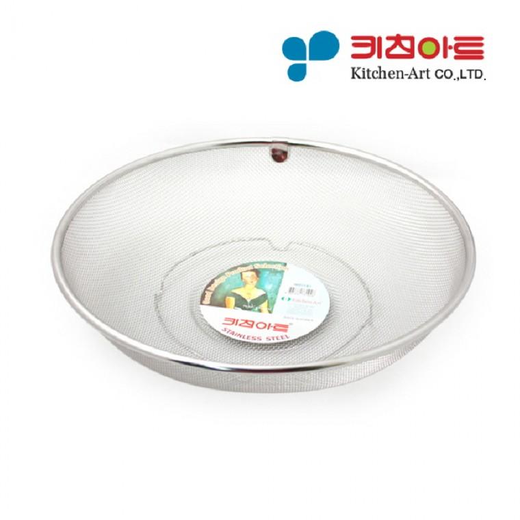 키친아트 채반 1호 스텐 야채 바구니 소쿠리 채망