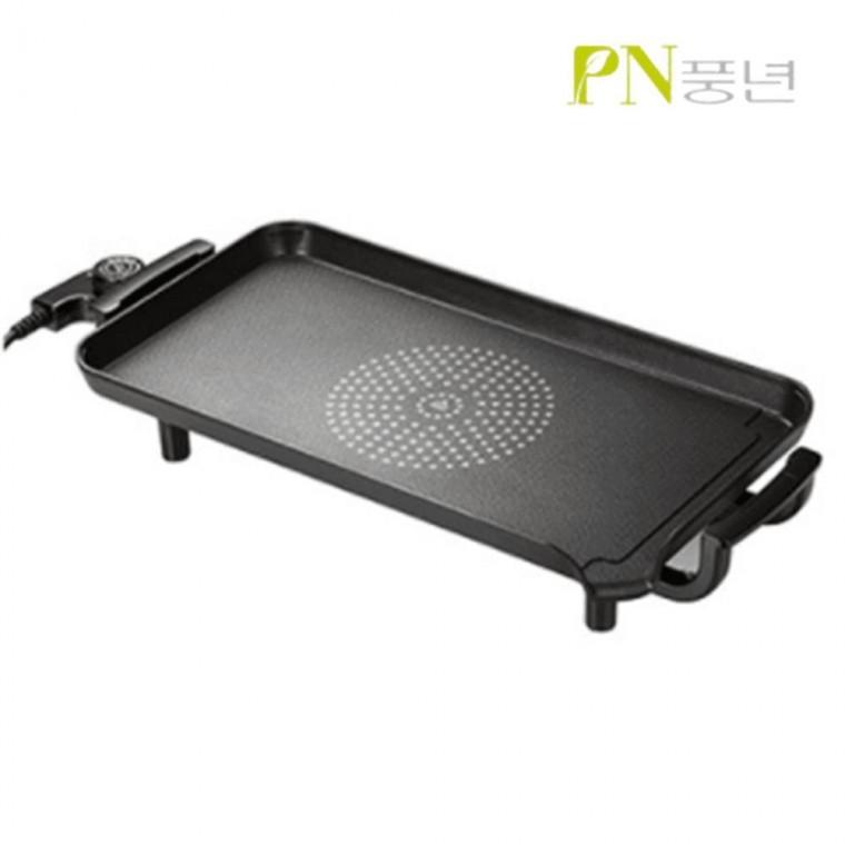 PN풍년 전기 그릴팬 국산 전기후라이팬 자동온도조절 와이드 전팬 명절음식 잔치음식준비