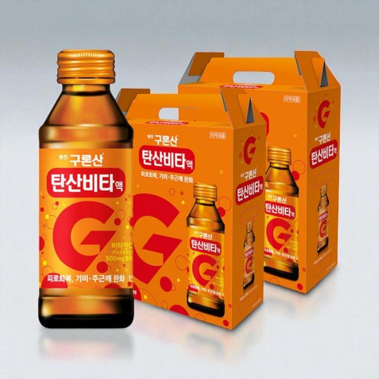 구론산 탄산비타액 150ml x 40p 비타민음료 드링크 청량한 음료