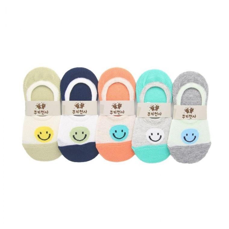 아동용 땡글이 페이크삭스 덧신양말 랜덤5켤레 페이크삭스 유아 어린이 덧신 여름 용 양말 아동