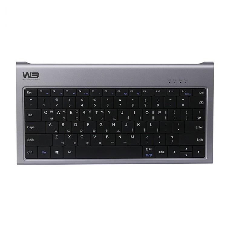 W3 멀티허브 키보드 10in1 USB-C타입 CTK-1 메탈그레이