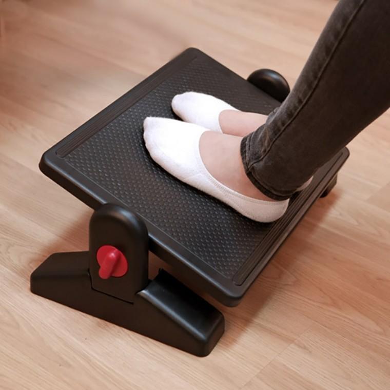 풋레스트 35도 각도조절 미끄럼방지 발받침대 거치대