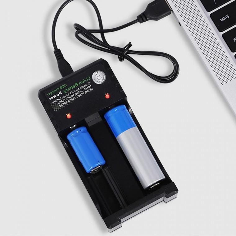 멀티 2구 배터리 충전기 배터리 AA 건전지 USB 멀티 호환 충전기