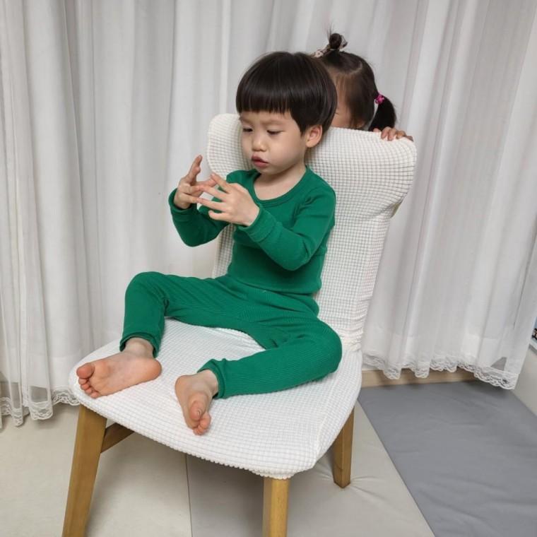 식탁의자 천갈이 리폼 커버 덮개 아이보리