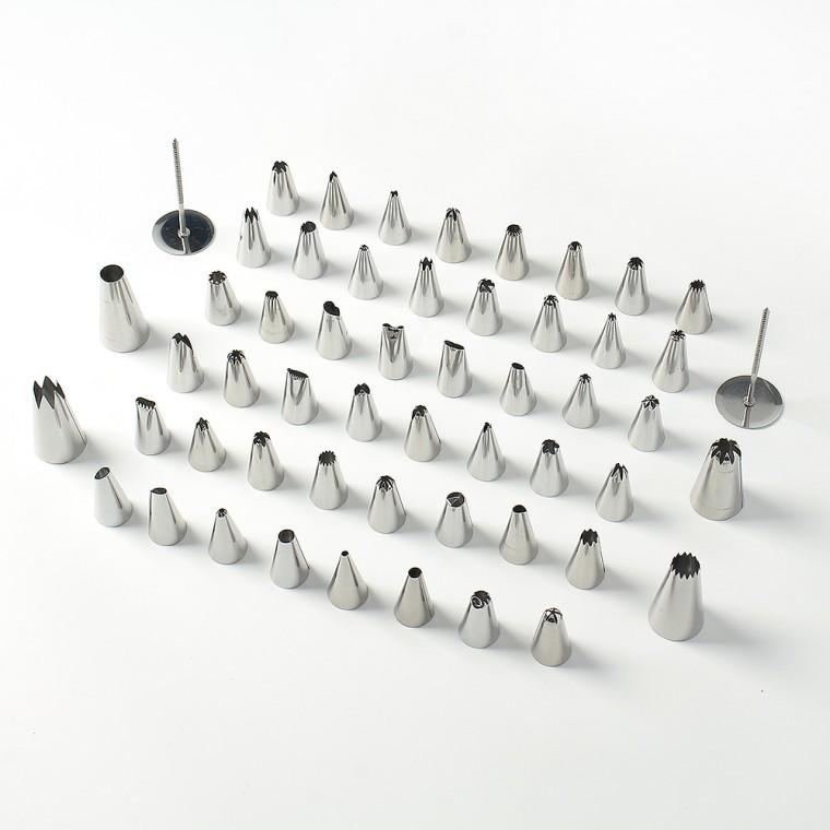 데코레이션 베이킹 깍지 52종 꽃받침 모양파이핑팁/재입고