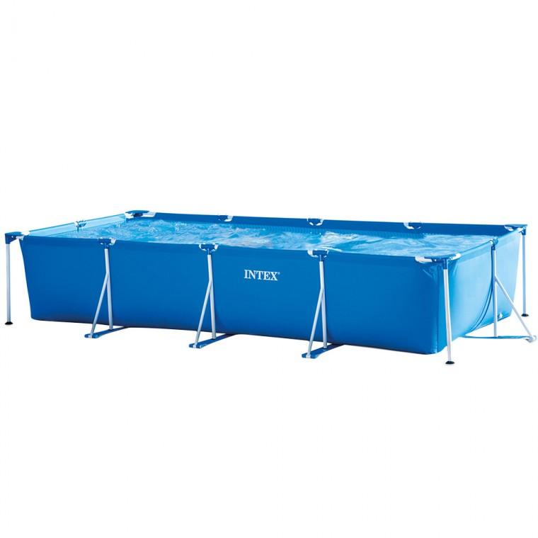 프레임풀장 인텍스사각 프레임 대형풀장(450cm) 수영장 야외풀장 프레임수영장