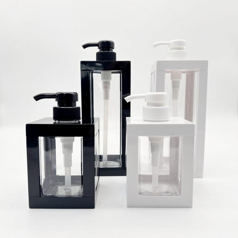 사각 모던스타일 리필 디스펜서 용기 500ml 1000ml 공병 샴푸통 로션통 바디워시