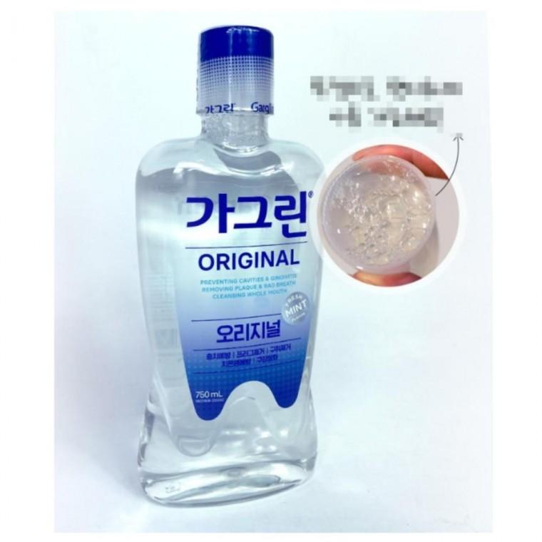 750ml 투명 가그린 오리지널 가글 구강청결제 입냄새제거 가글액 구취제거제