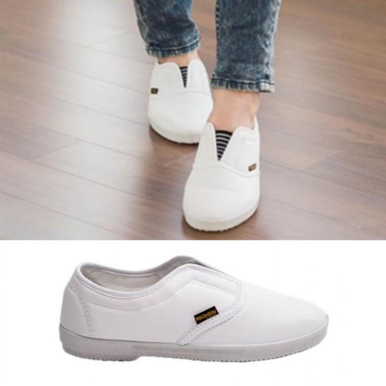 레자 간호화 간호사 신발 학교 학생 실내화 단화
